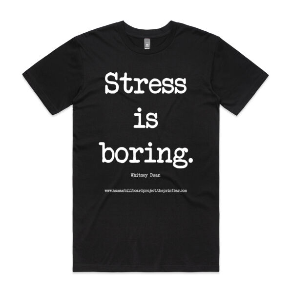 Stress is boring. - Whitney Duan Thumbnail