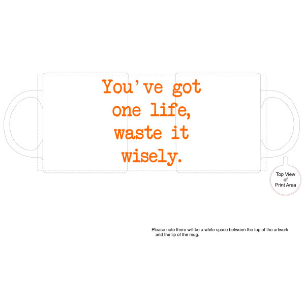 You've got one life, waste it wisely. Thumbnail