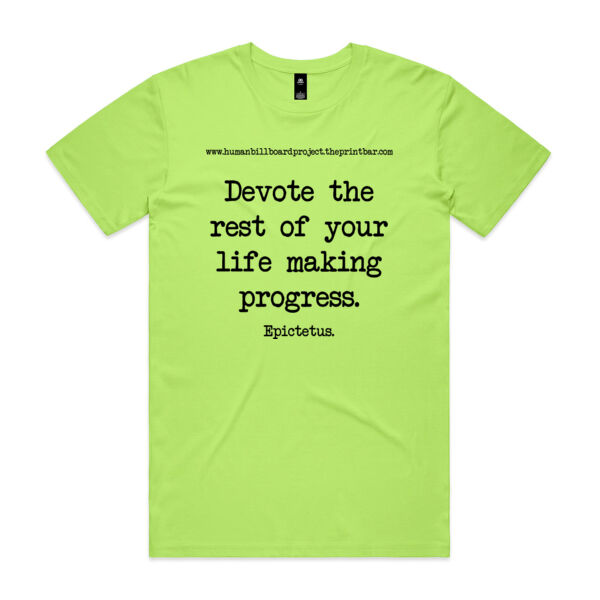 Devote the rest of your life making progress. Epictetus Thumbnail