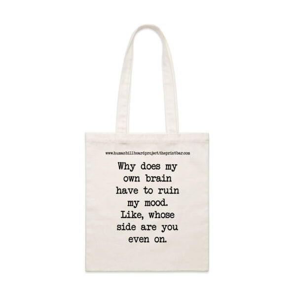 Why does my own brain have to ruin my mood. Like, whose side are you even on. Thumbnail