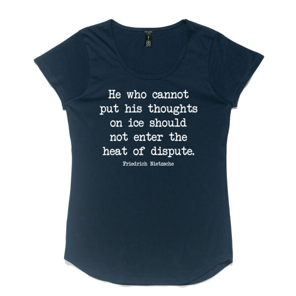 He who cannot put his thoughts on ice should not enter the heat of dispute. - Friedrich Nietzsche Thumbnail