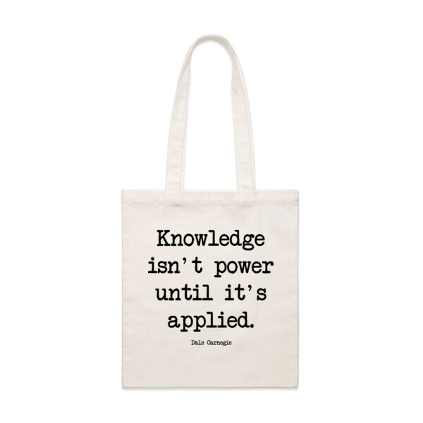 Knowledge isn't power until it's applied. - Dale Carnegie Thumbnail