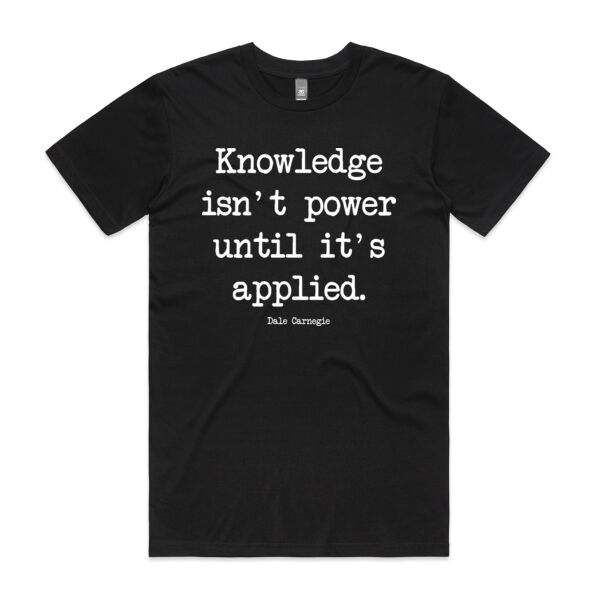 Knowledge isn't power until it's applied. - Dale Carnegie Thumbnail