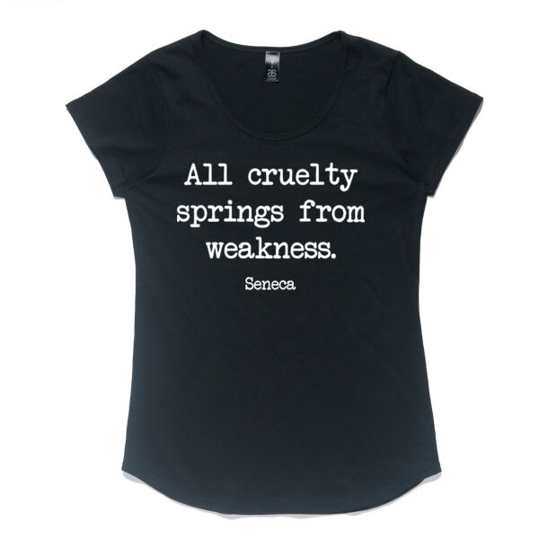 All cruelty springs from weakness. - Seneca Thumbnail