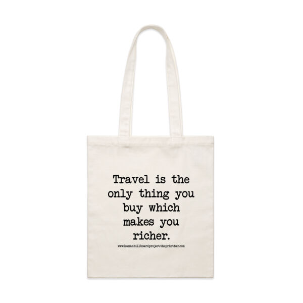 Travel is the only thing you buy which makes you richer. Thumbnail