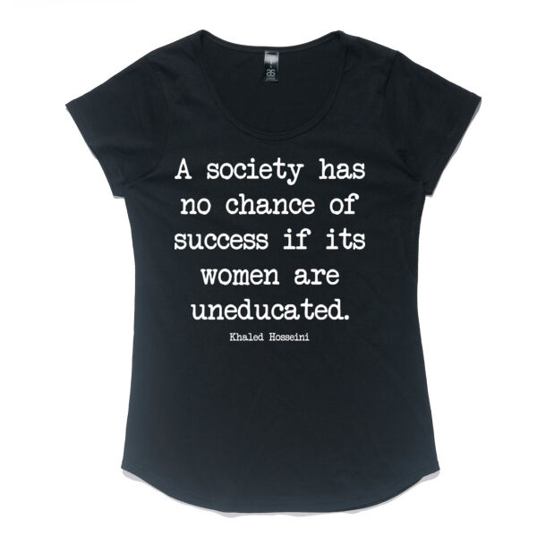 A society has no chance of success if its women are uneducated. Khaled Hosseini Thumbnail