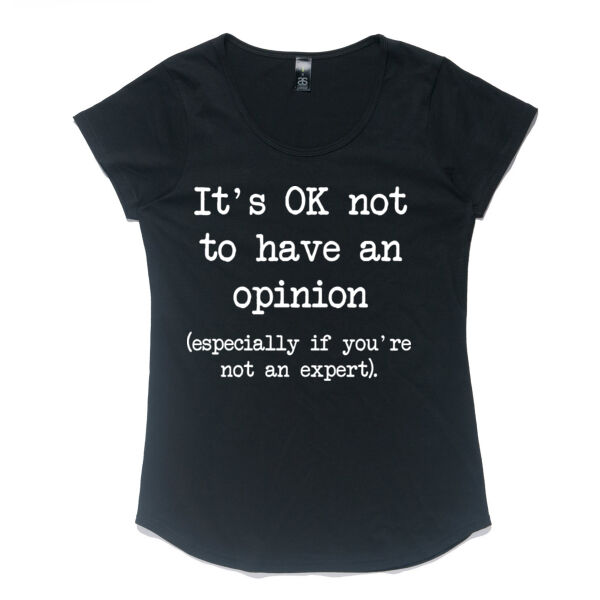 It's OK not to have an opinion (especially if you're not an expert). Thumbnail