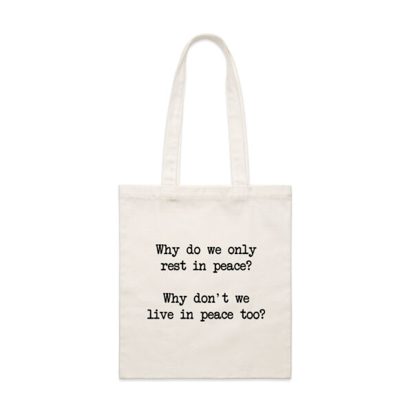 Why do we only rest in peace? Why don't we live in peace too? Thumbnail