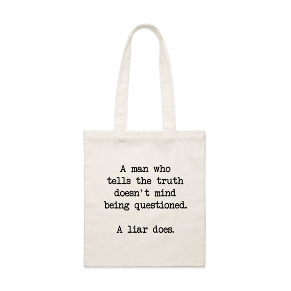 A man who tells the truth doesn't mind being questioned.  A liar does. Thumbnail