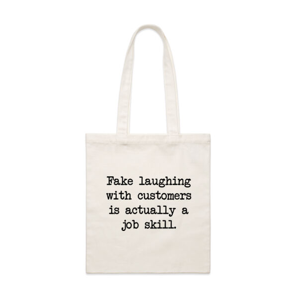 Fake laughing with customers is actually a job skill. Thumbnail