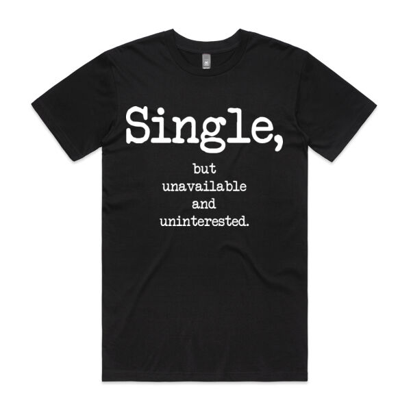 Single, but unavailable and uninterested. Thumbnail