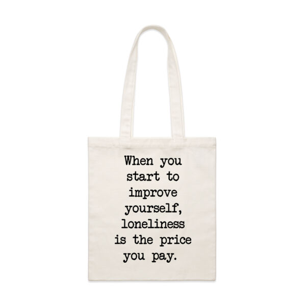 When you start to improve yourself, loneliness is the price you pay.  Thumbnail