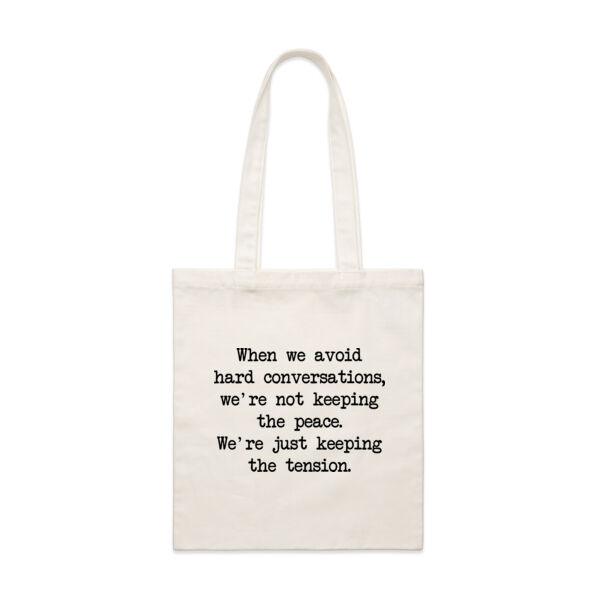 When we avoid hard conversations, we're not keeping the peace. We're just keeping the tension. Thumbnail