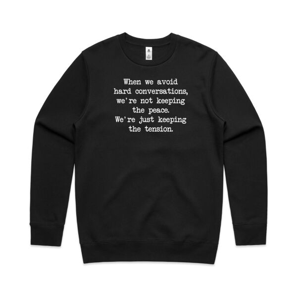 When we avoid hard conversations, we're not keeping the peace. We're just keeping the tension. Thumbnail