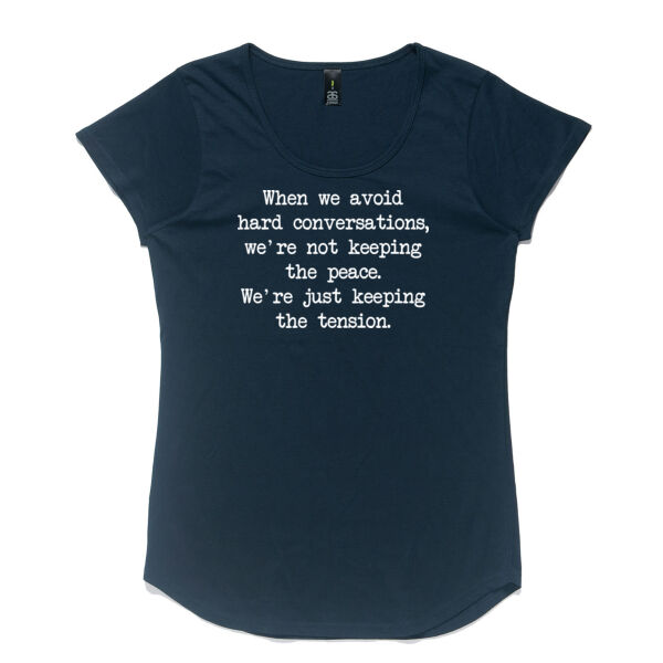 When we avoid hard conversations, we're not keeping the peace. We're just keeping the tension. Thumbnail