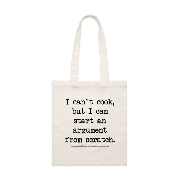 I can't cook, but I can start an argument from scratch. Thumbnail