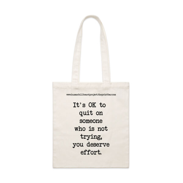 It's OK to  quit on someone who is not trying, you deserve effort. Thumbnail