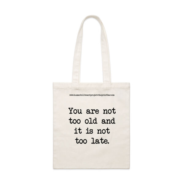 You are not too old and it is not too late. Thumbnail