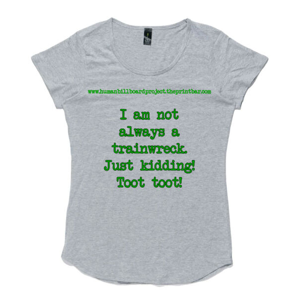 I am not always a trainwreck. Just kidding! Toot toot! Thumbnail