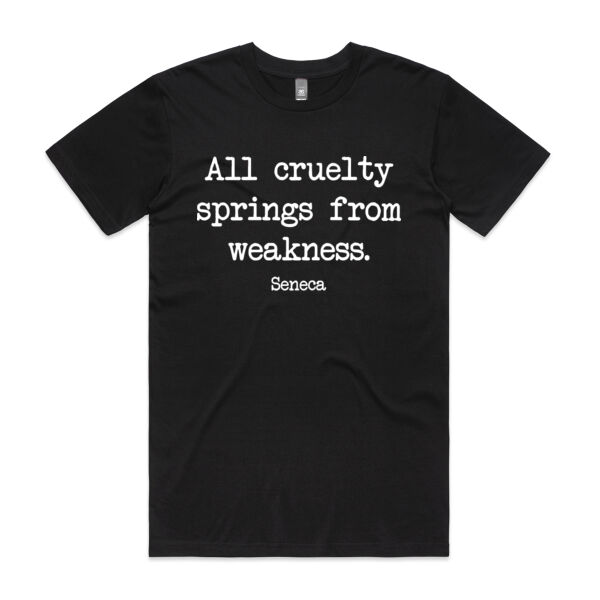 All cruelty springs from weakness. - Seneca Thumbnail