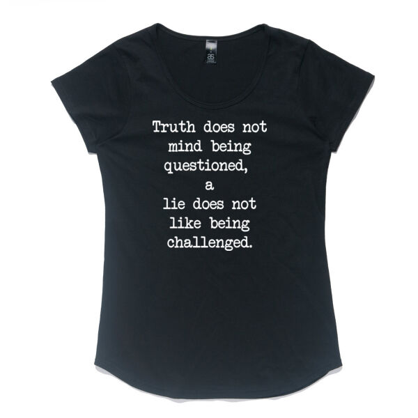 Truth does not mind being questioned,   a lie does not like being challenged. Thumbnail