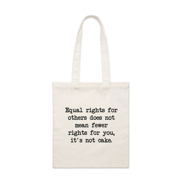 Equal rights for others does not mean fewer rights for you, it's not cake. Thumbnail