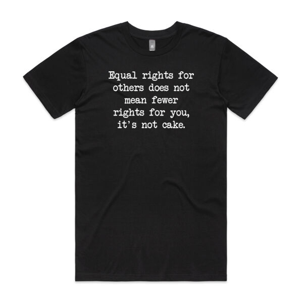 Equal rights for others does not mean fewer rights for you, it's not cake. Thumbnail