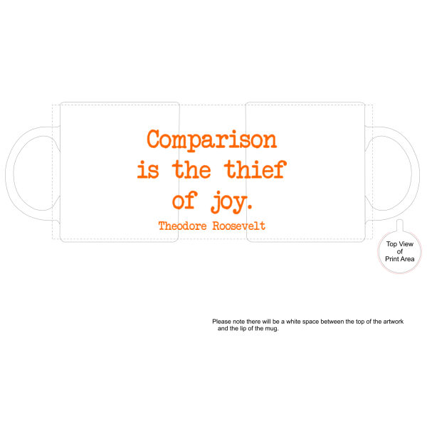 Comparison is the thief of joy. Theodore Roosevelt Thumbnail